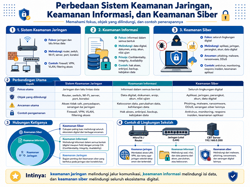 Dasar Keamanan Jaringan: Melindungi Perangkat, Data, dan Layanan dari Ancaman Digital